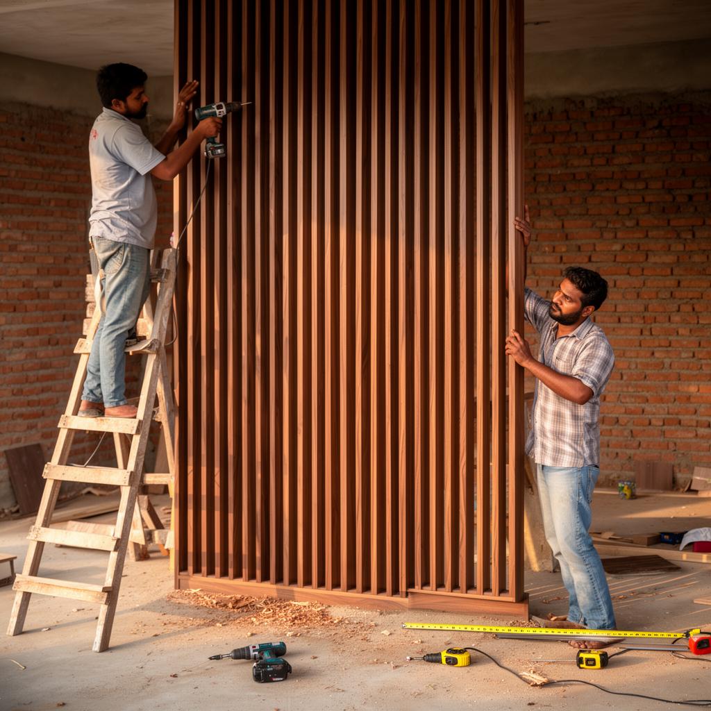 On-site photograph of the built space