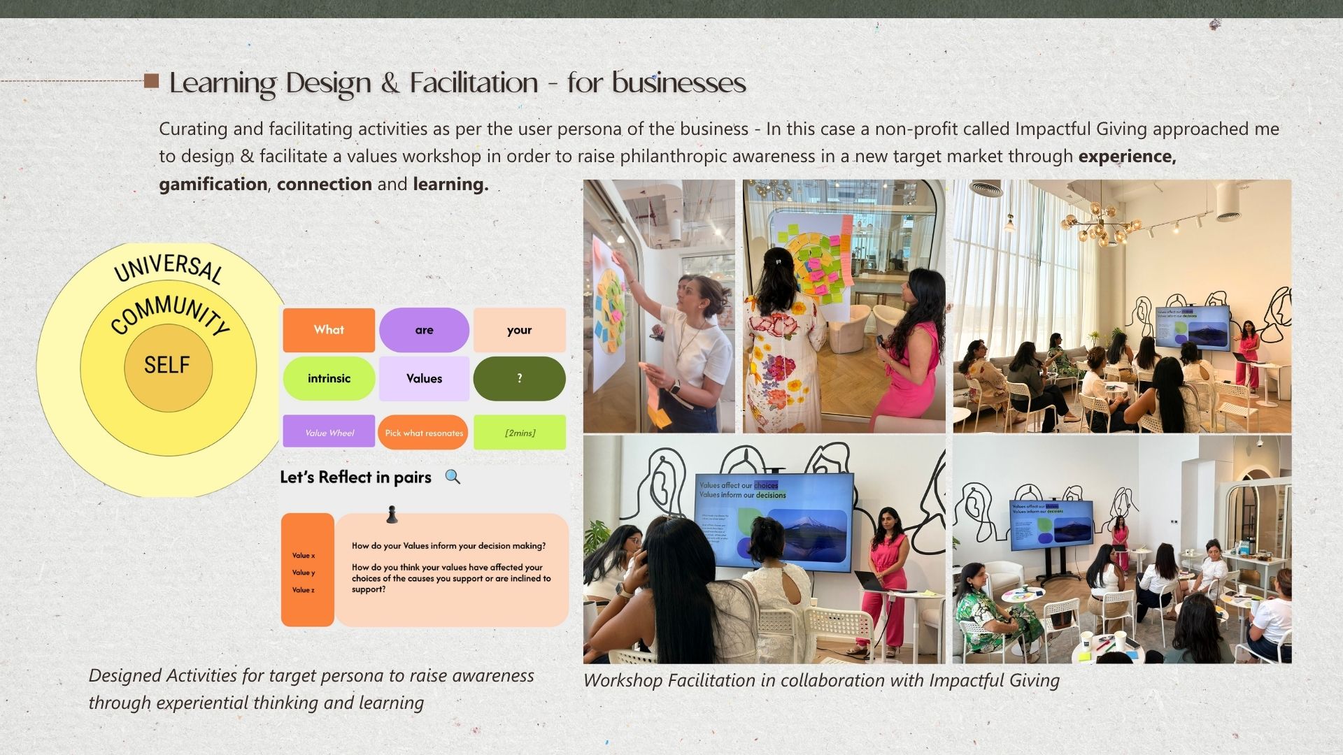 Impactful Giving - Values Workshop